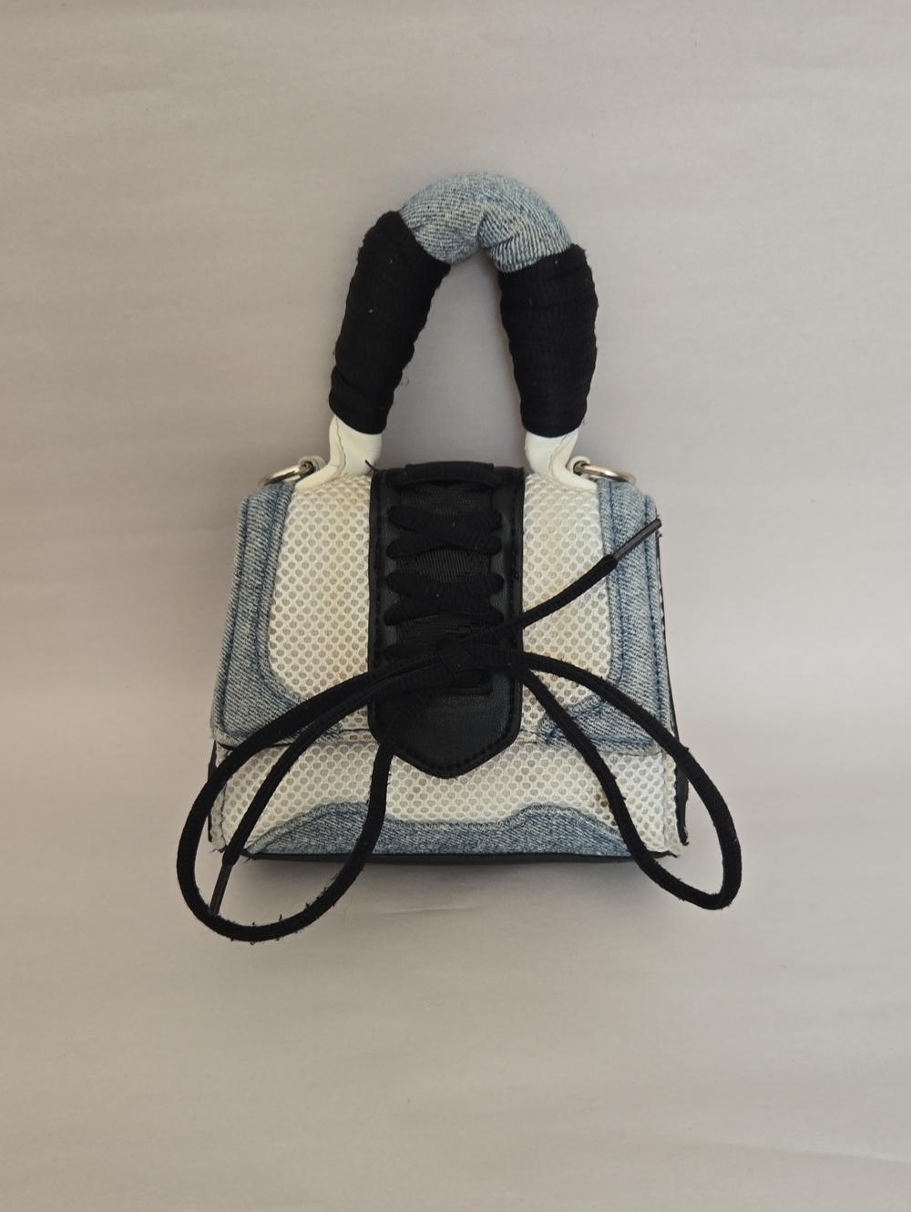 Steve Madden Denim Mini Top Handle Bag